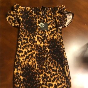 NWT Bobeau Off the shoulder bodycon dress